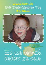Poster zum Welt Down-Syndrom Tag 2012