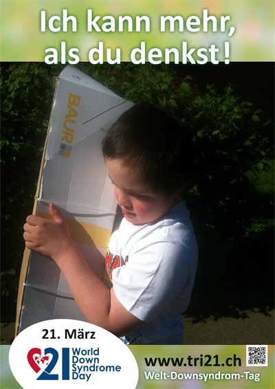 Plakataktion 2013 'Ich kann mehr, als Du denkst!'
