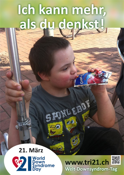 Plakataktion 2013 'Ich kann mehr, als Du denkst!'