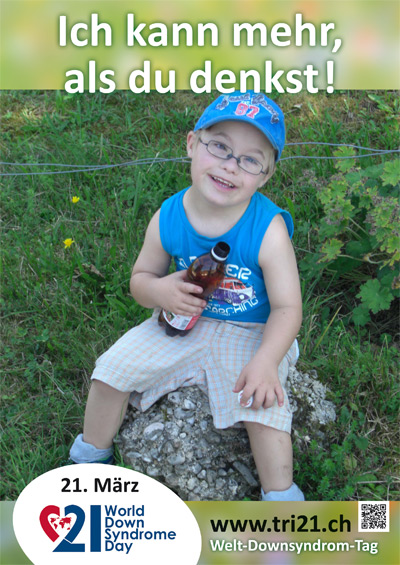 Plakataktion 2013 'Ich kann mehr, als Du denkst!'