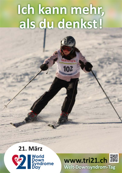 Plakataktion 2013 'Ich kann mehr, als Du denkst!'