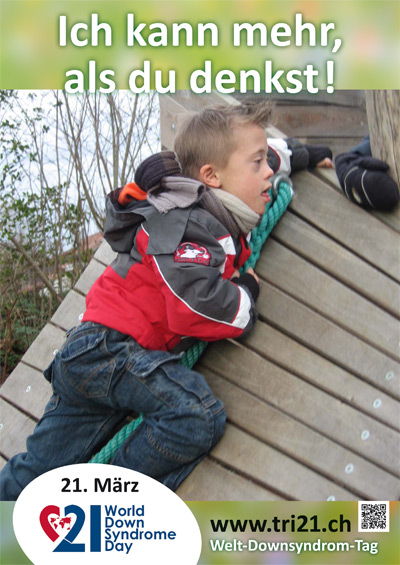 Plakataktion 2013 'Ich kann mehr, als Du denkst!'