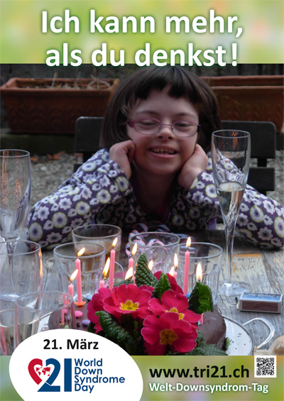 Plakataktion 2013 'Ich kann mehr, als Du denkst!'