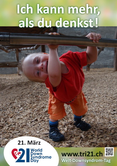 Plakataktion 2013 'Ich kann mehr, als Du denkst!'