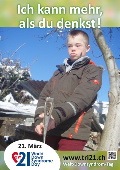 Plakataktion 2013 'Ich kann mehr, als Du denkst!'