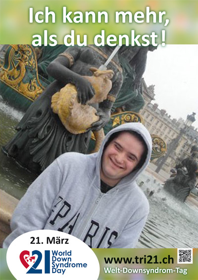 Plakataktion 2013 'Ich kann mehr, als Du denkst!'