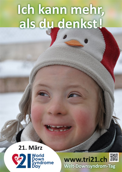 Plakataktion 2013 'Ich kann mehr, als Du denkst!'