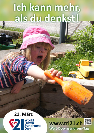 Plakataktion 2013 'Ich kann mehr, als Du denkst!'