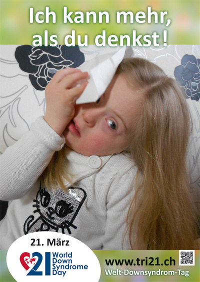 Plakataktion 2013 'Ich kann mehr, als Du denkst!'