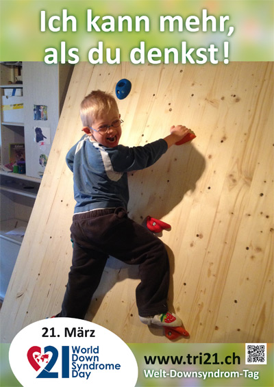 Plakataktion 2013 'Ich kann mehr, als Du denkst!'