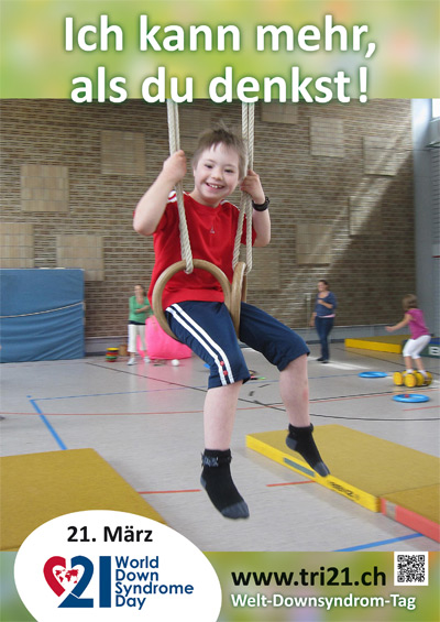 Plakataktion 2013 'Ich kann mehr, als Du denkst!'