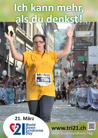 Plakataktion 2013 'Ich kann mehr, als Du denkst!'