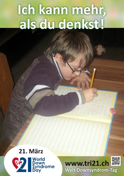 Plakataktion 2013 'Ich kann mehr, als Du denkst!'