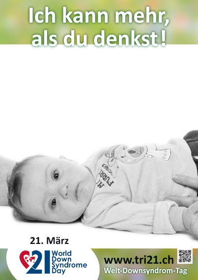 Plakataktion 2013 'Ich kann mehr, als Du denkst!'