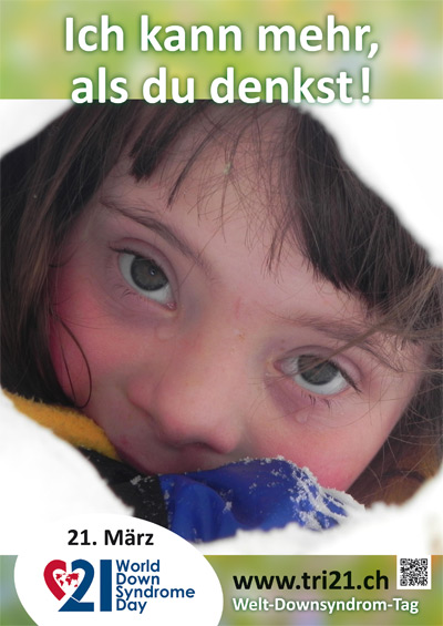 Plakataktion 2013 'Ich kann mehr, als Du denkst!'