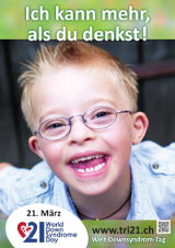 Poster zum Welt Down-Syndrom Tag 2013