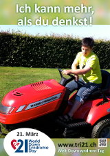 Poster zum Welt Down-Syndrom Tag 2013