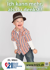Poster zum Welt Down-Syndrom Tag 2013