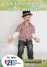 Poster zum Welt Down-Syndrom Tag 2013