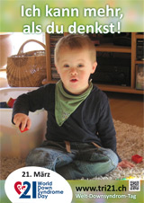 Poster zum Welt Down-Syndrom Tag 2013