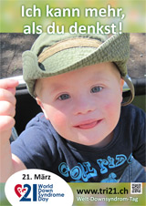 Poster zum Welt Down-Syndrom Tag 2013