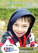 Poster zum Welt Down-Syndrom Tag 2013