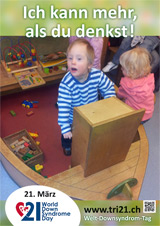 Poster zum Welt Down-Syndrom Tag 2013