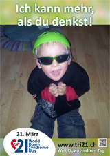 Poster zum Welt Down-Syndrom Tag 2013