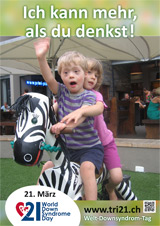 Poster zum Welt Down-Syndrom Tag 2013