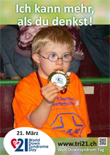Poster zum Welt Down-Syndrom Tag 2013
