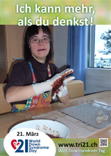 Poster zum Welt Down-Syndrom Tag 2013