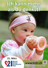 Poster zum Welt Down-Syndrom Tag 2013