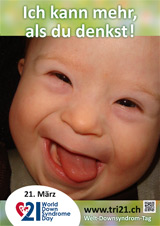Poster zum Welt Down-Syndrom Tag 2013