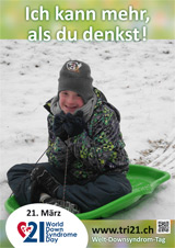 Poster zum Welt Down-Syndrom Tag 2013