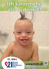 Poster zum Welt Down-Syndrom Tag 2013