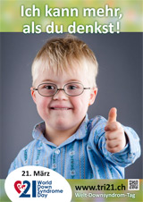 Poster zum Welt Down-Syndrom Tag 2013