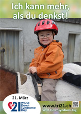 Poster zum Welt Down-Syndrom Tag 2013