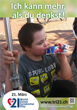 Poster zum Welt Down-Syndrom Tag 2013