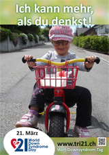 Poster zum Welt Down-Syndrom Tag 2013
