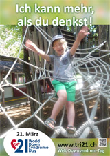 Poster zum Welt Down-Syndrom Tag 2013