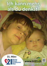 Poster zum Welt Down-Syndrom Tag 2013