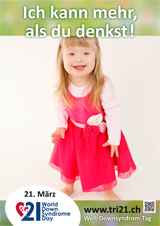Poster zum Welt Down-Syndrom Tag 2013