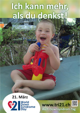 Poster zum Welt Down-Syndrom Tag 2013