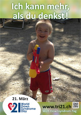 Poster zum Welt Down-Syndrom Tag 2013