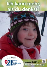Poster zum Welt Down-Syndrom Tag 2013