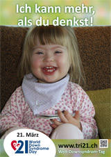 Poster zum Welt Down-Syndrom Tag 2013