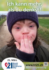 Poster zum Welt Down-Syndrom Tag 2013