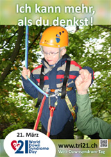 Poster zum Welt Down-Syndrom Tag 2013