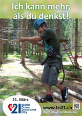 Poster zum Welt Down-Syndrom Tag 2013