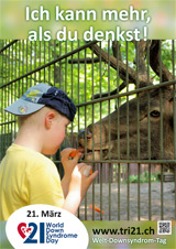 Poster zum Welt Down-Syndrom Tag 2013